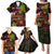 Custom Vanuatu 44th Independence Anniversary Family Matching Puletasi and Hawaiian Shirt Flower Melanesian Namele Turtle