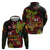 Custom Vanuatu 44th Independence Anniversary Hoodie Flower Melanesian Namele Turtle