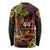 Custom Vanuatu 44th Independence Anniversary Long Sleeve Shirt Flower Melanesian Namele Turtle