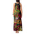 Custom Vanuatu 44th Independence Anniversary Tank Maxi Dress Flower Melanesian Namele Turtle