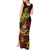 Custom Vanuatu 44th Independence Anniversary Tank Maxi Dress Flower Melanesian Namele Turtle