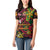 Custom Vanuatu 44th Independence Anniversary Women Polo Shirt Flower Melanesian Namele Turtle