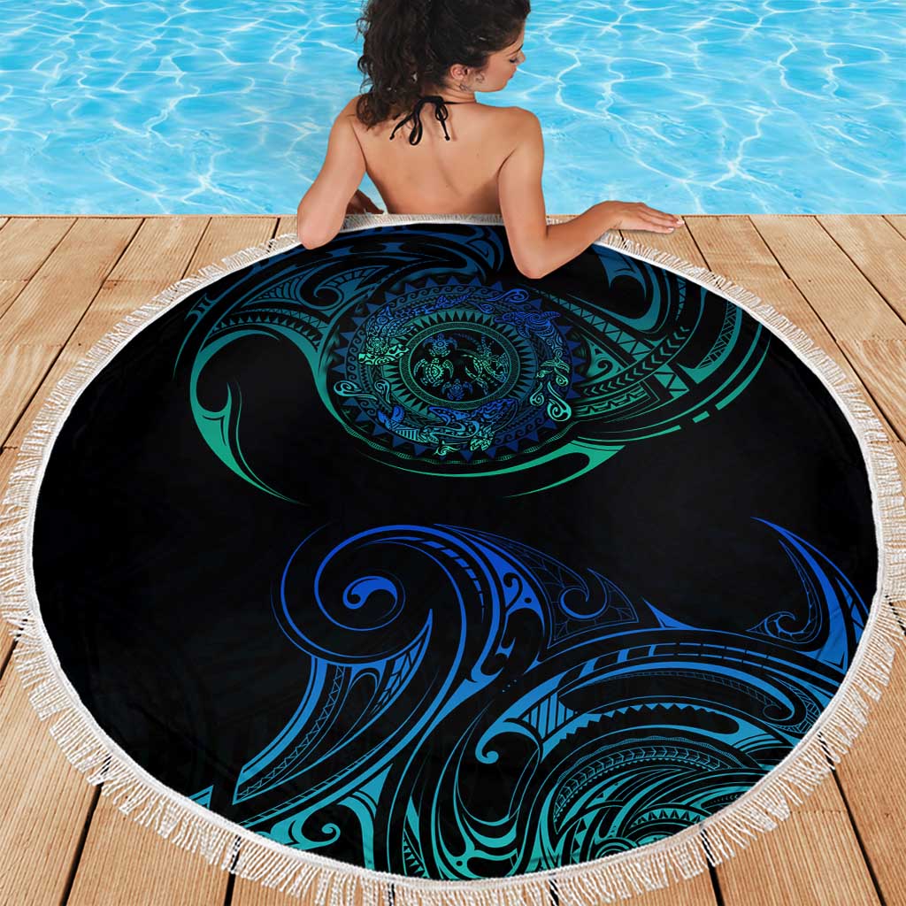 Sea Animal Polynesia Beach Blanket Polynesian Pattern DT02 - Polynesian Pride