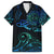 Sea Animal Polynesia Family Matching Off Shoulder Maxi Dress and Hawaiian Shirt Polynesian Pattern