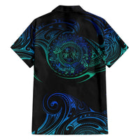 Sea Animal Polynesia Family Matching Off Shoulder Short Dress and Hawaiian Shirt Polynesian Pattern DT02 - Polynesian Pride