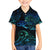 Sea Animal Polynesia Family Matching Off Shoulder Short Dress and Hawaiian Shirt Polynesian Pattern