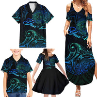 Sea Animal Polynesia Family Matching Summer Maxi Dress and Hawaiian Shirt Polynesian Pattern DT02 - Polynesian Pride