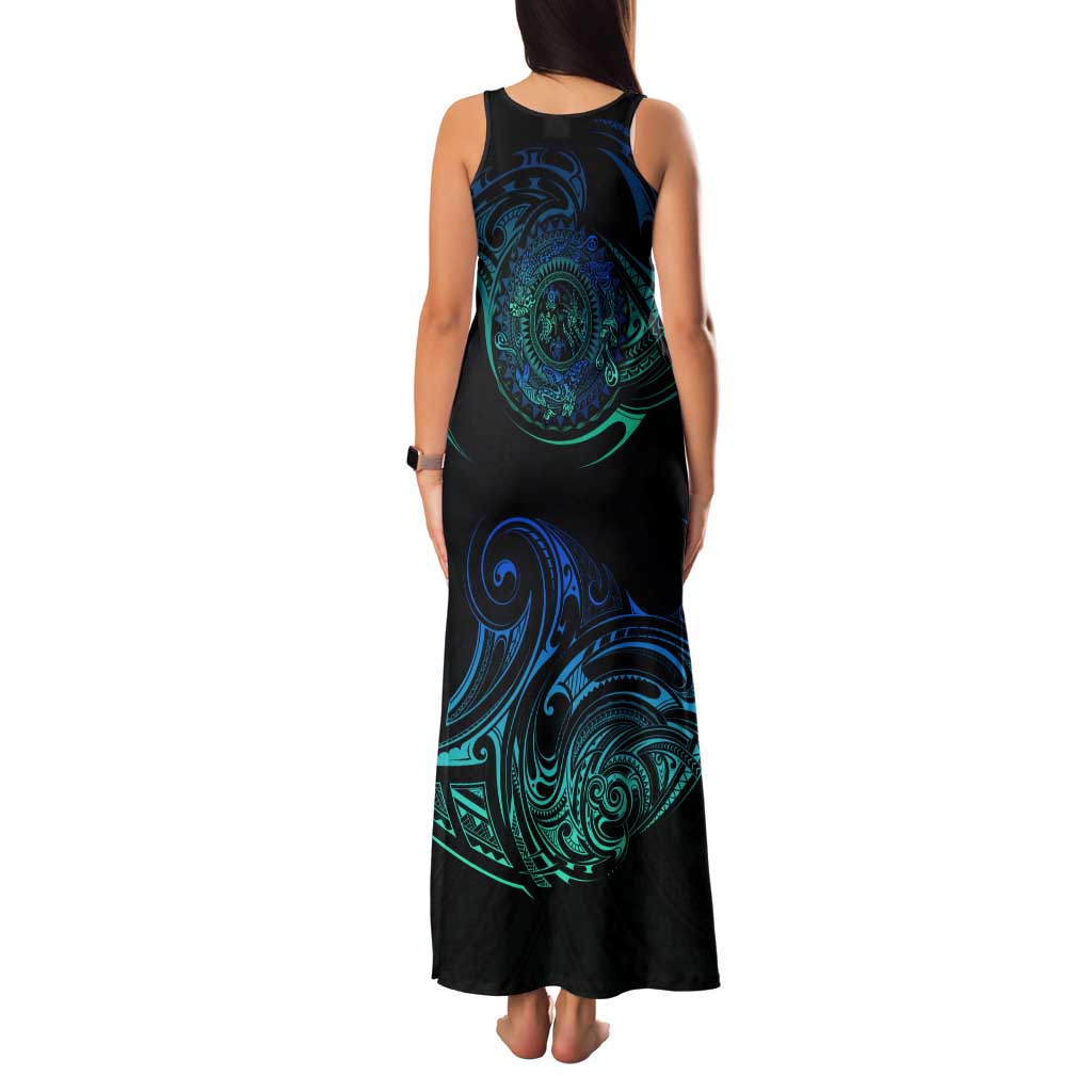 Sea Animal Polynesia Family Matching Tank Maxi Dress and Hawaiian Shirt Polynesian Pattern DT02 - Polynesian Pride