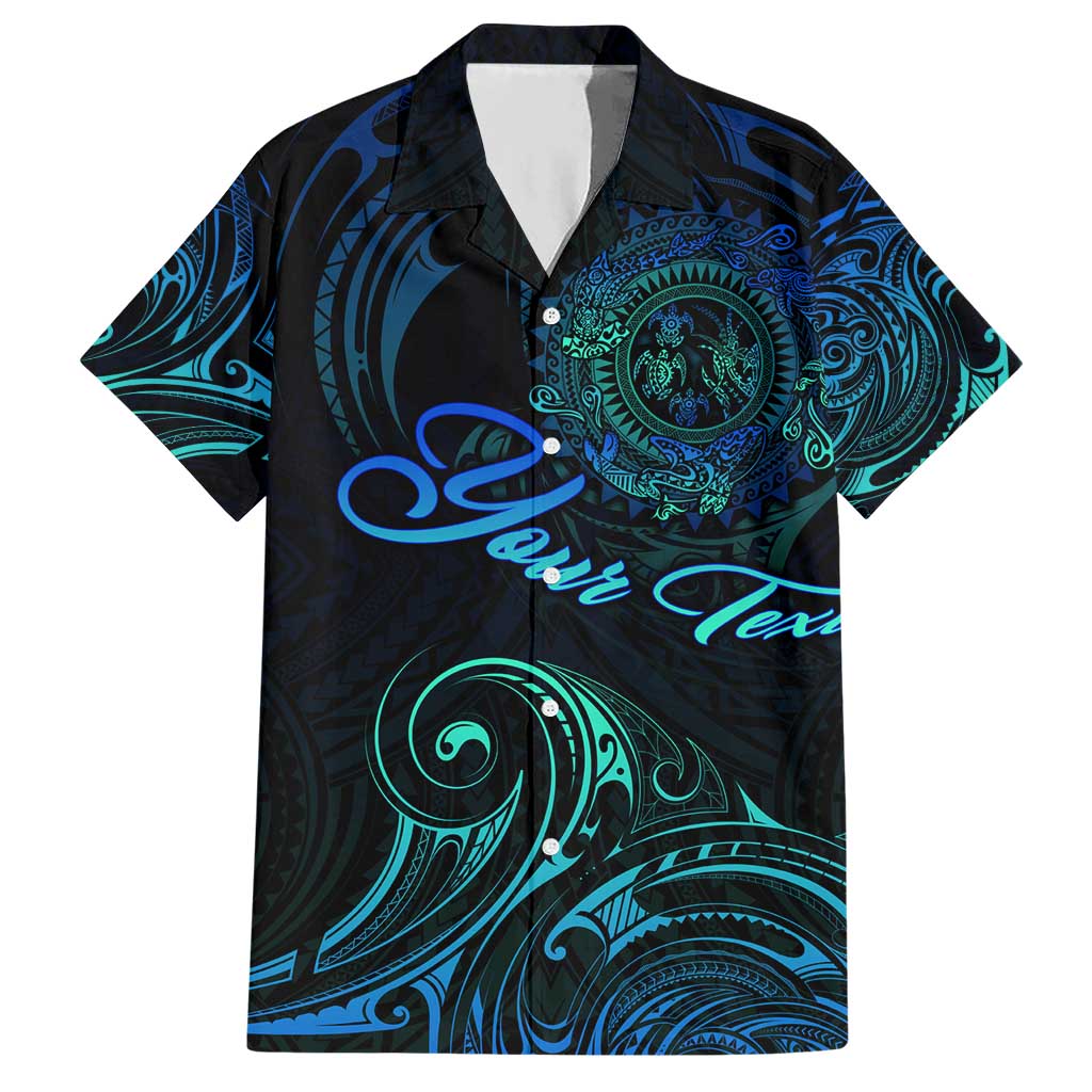 Sea Animal Polynesia Hawaiian Shirt Polynesian Pattern DT02 Black - Polynesian Pride