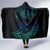 Sea Animal Polynesia Hooded Blanket Polynesian Pattern