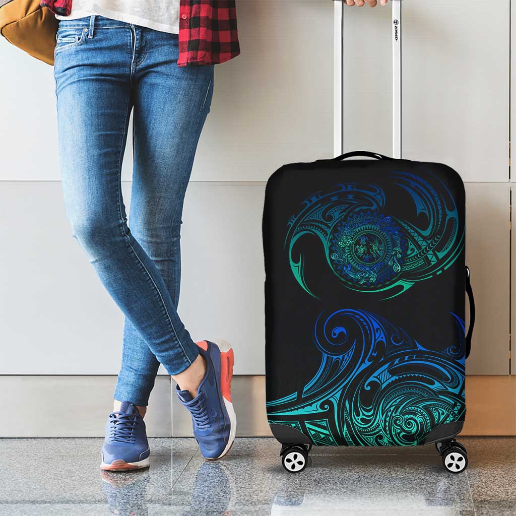 Sea Animal Polynesia Luggage Cover Polynesian Pattern