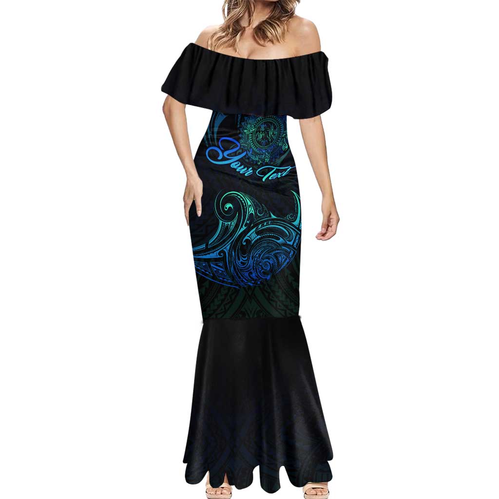 Sea Animal Polynesia Mermaid Dress Polynesian Pattern