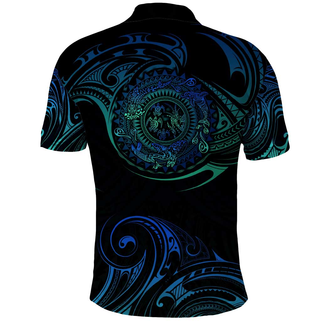 Sea Animal Polynesia Polo Shirt Polynesian Pattern