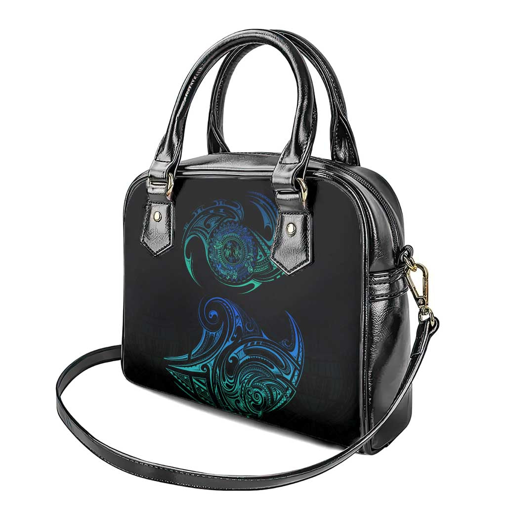 Sea Animal Polynesia Shoulder Handbag Polynesian Pattern