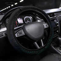 Sea Animal Polynesia Steering Wheel Cover Polynesian Pattern DT02 Universal Fit Black - Polynesian Pride