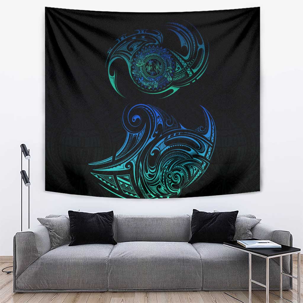 Sea Animal Polynesia Tapestry Polynesian Pattern