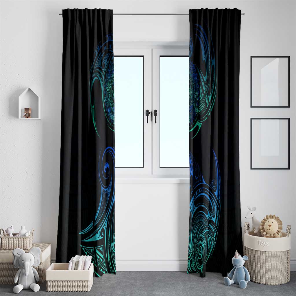 Sea Animal Polynesia Window Curtain Polynesian Pattern DT02 - Polynesian Pride