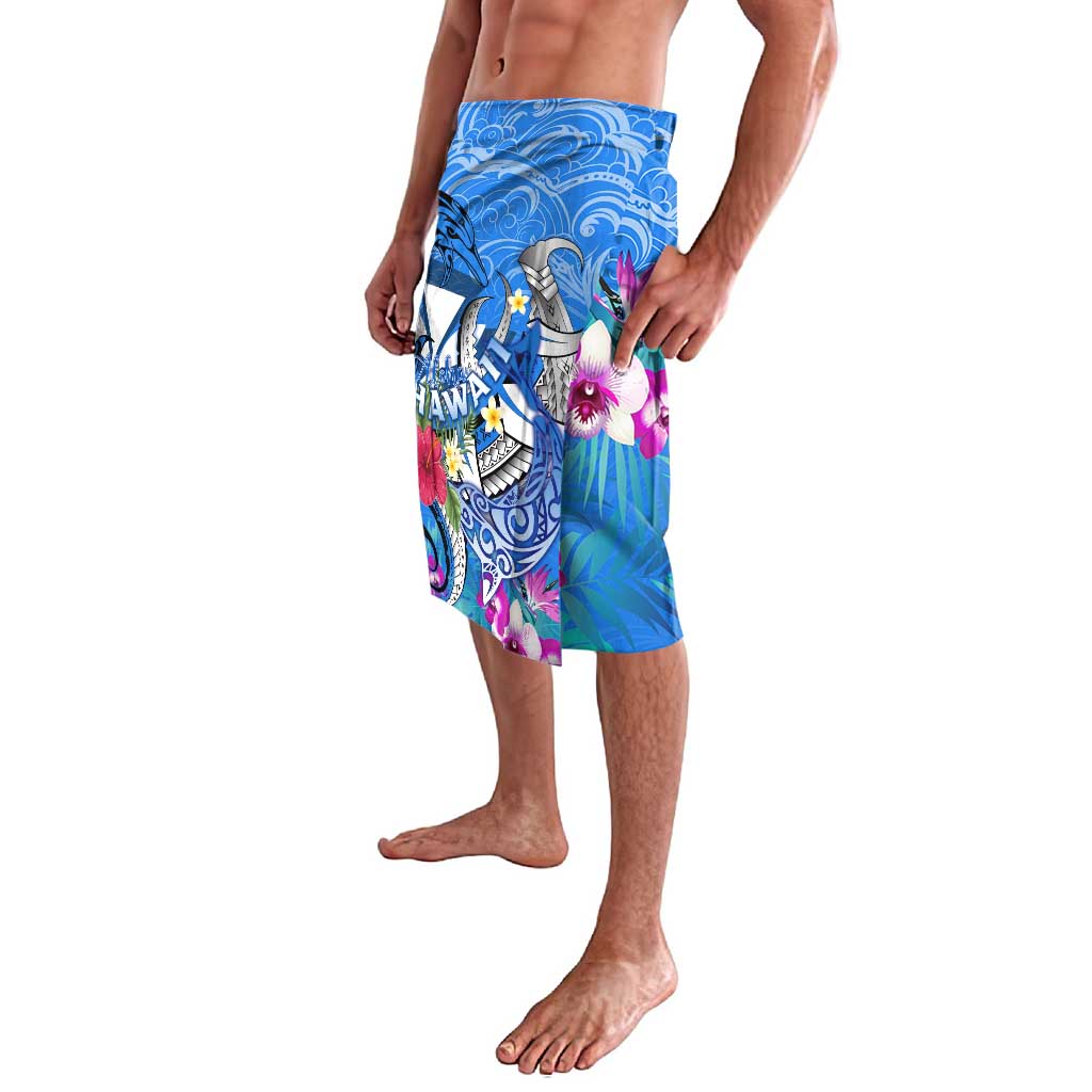 Aloha Hawaii Lavalava Dolphins and Fish Hook Hibiscus DT02 - Polynesian Pride