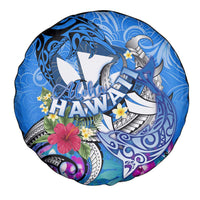 Aloha Hawaii Spare Tire Cover Dolphins and Fish Hook Hibiscus DT02 - Polynesian Pride