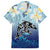 Mother And Baby Dolphins Family Matching Long Sleeve Bodycon Dress and Hawaiian Shirt Hawaii Hibiscus