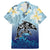 Mother And Baby Dolphins Family Matching Mermaid Dress and Hawaiian Shirt Hawaii Hibiscus