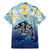 Mother And Baby Dolphins Family Matching Mermaid Dress and Hawaiian Shirt Hawaii Hibiscus