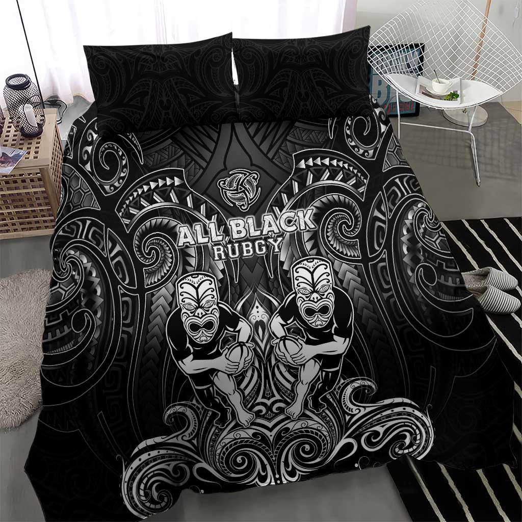 All Black Bedding Set New Zealand Rugby Mascot Maori
