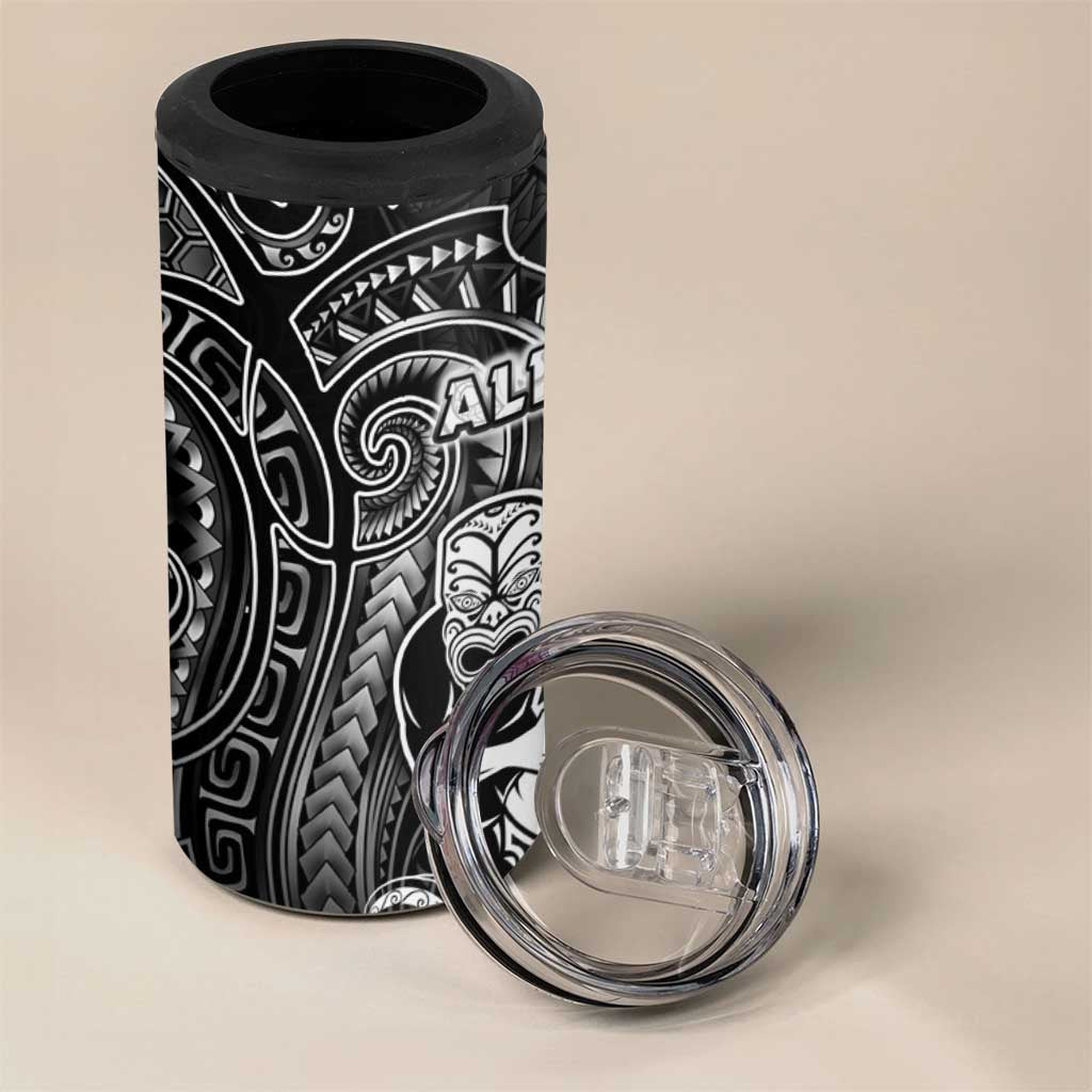 All Black 4 in 1 Can Cooler Tumbler New Zealand Rugby Mascot Maori