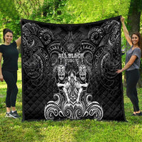 All Black Quilt New Zealand Rugby Mascot Maori