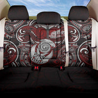 New Zealand Aotearoa Rugby Back Car Seat Cover Maori Fern Tattoo Art