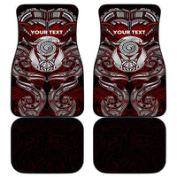 New Zealand Aotearoa Rugby Car Mats Maori Fern Tattoo Art