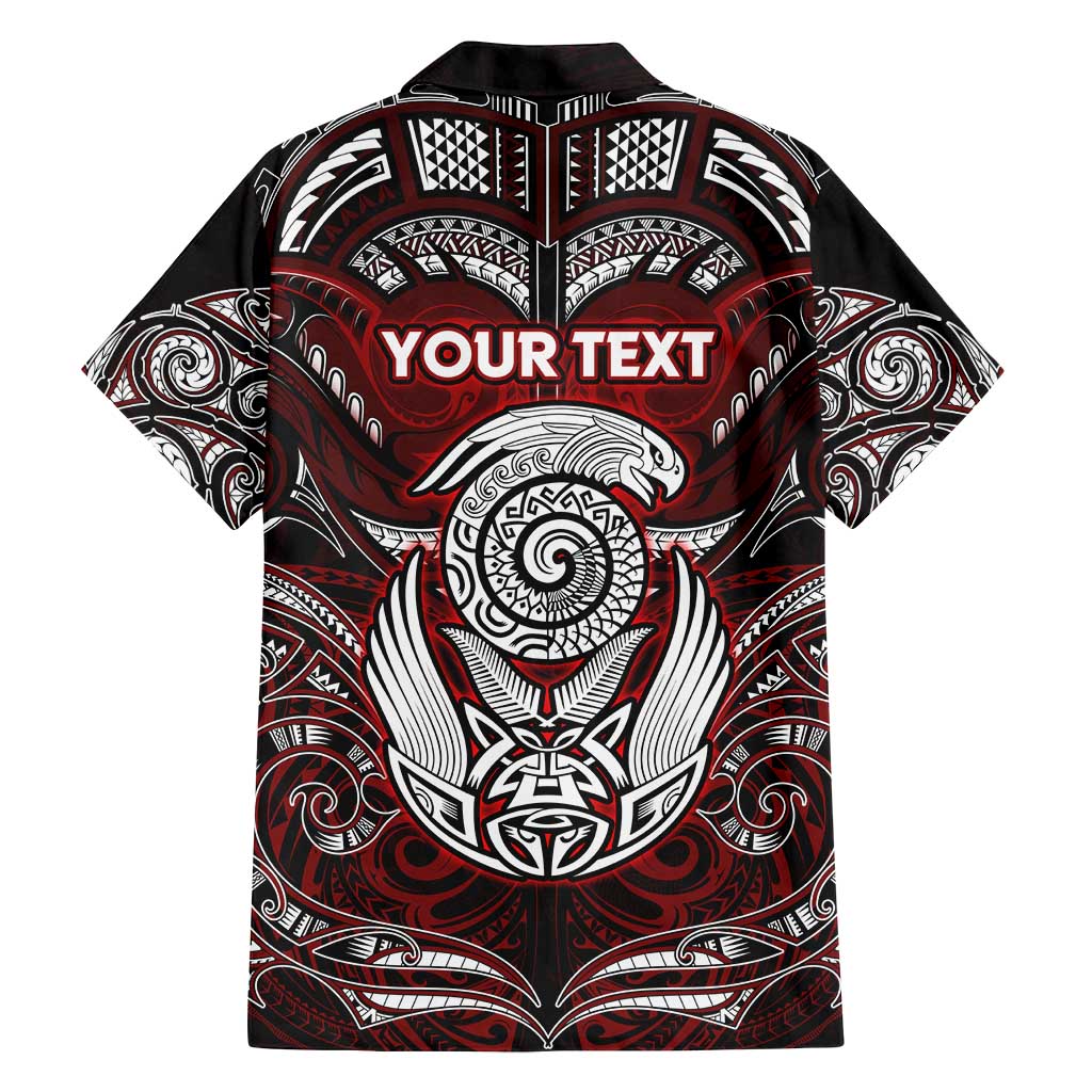 Personalized New Zealand Aotearoa Rugby Family Matching Puletasi and Hawaiian Shirt Maori Fern Tattoo Art