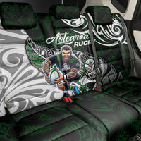 NZ Aotearoa Rugby Back Car Seat Cover New Zealand Silver Fern
