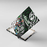 NZ Aotearoa Rugby Canvas Wall Art New Zealand Silver Fern