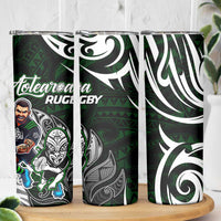 NZ Aotearoa Rugby Skinny Tumbler New Zealand Silver Fern