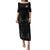 New Zealand Puletasi Rugby 2023 Champions Black DT02 Long Dress Black - Polynesian Pride