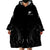 New Zealand Wearable Blanket Hoodie Rugby 2023 Champions Black DT02 - Polynesian Pride