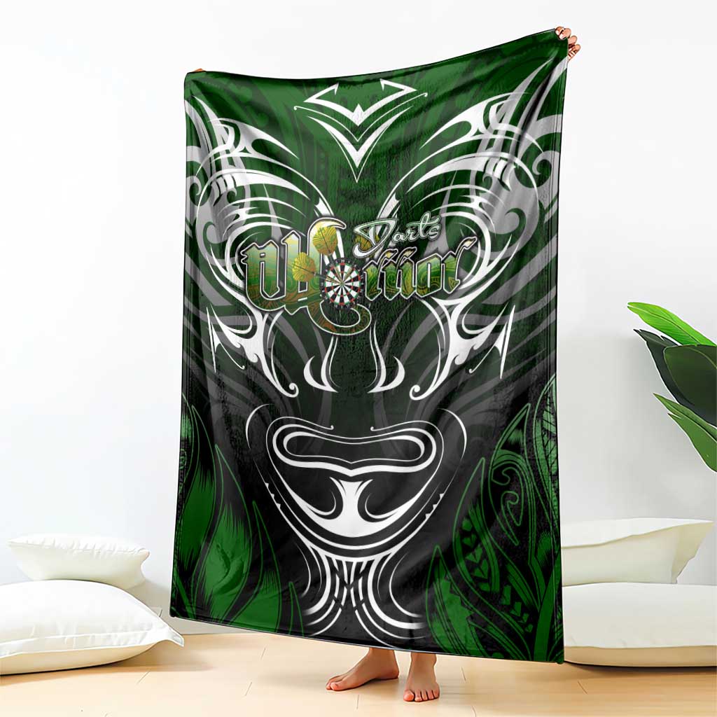 Warriors Maori Darts Blanket New Zealand Darts Silver Fern