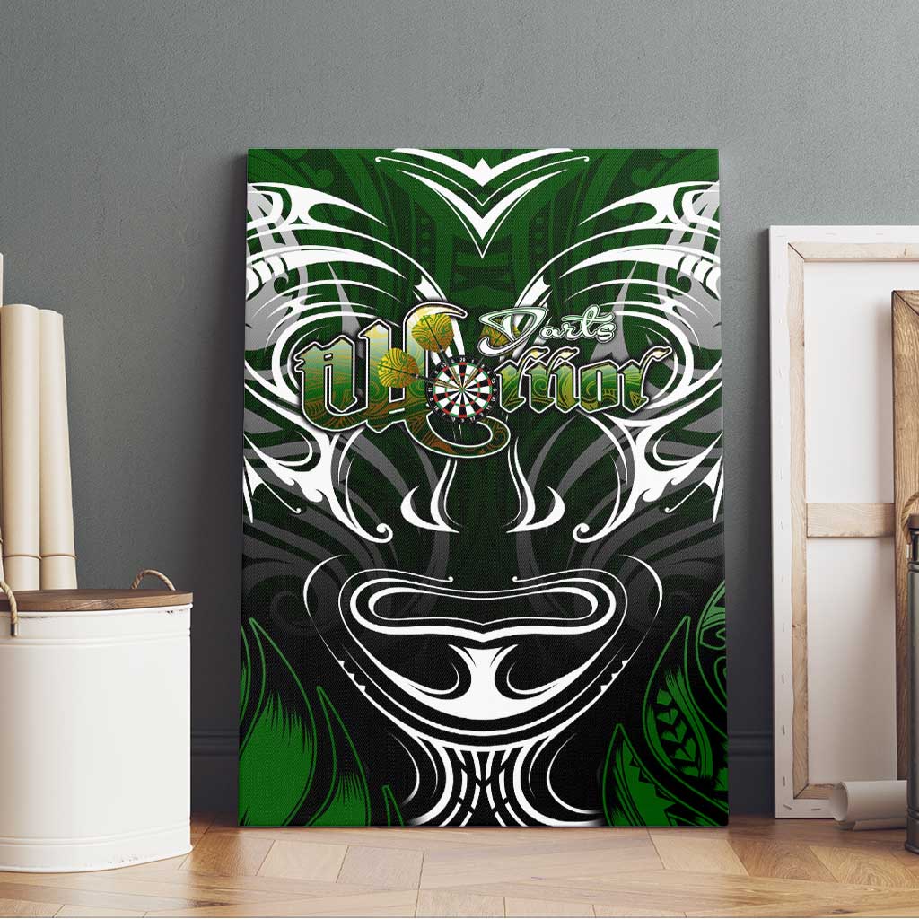 Warriors Maori Darts Canvas Wall Art New Zealand Darts Silver Fern