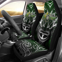 Warriors Maori Darts Car Seat Cover New Zealand Darts Silver Fern