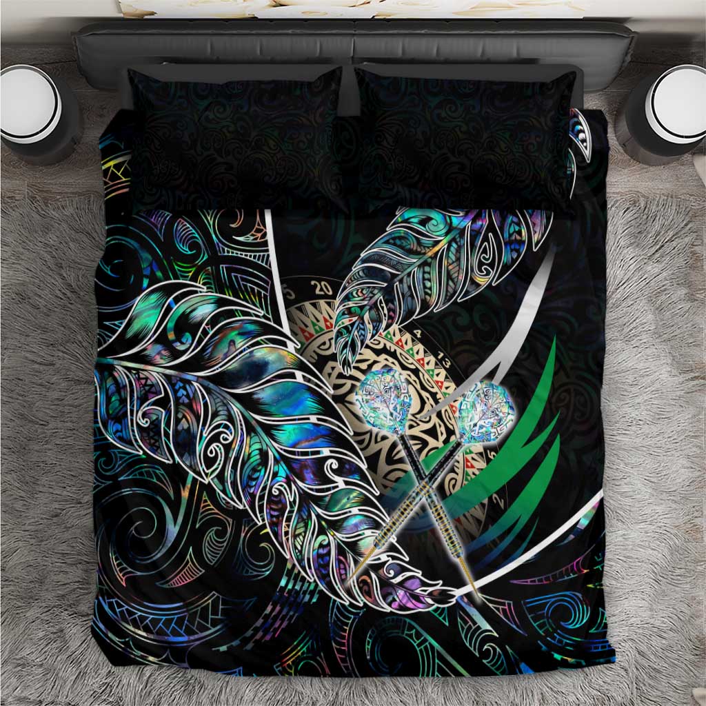 New Zealand Darts Bedding Set NZ Paua Shell Maori Fern