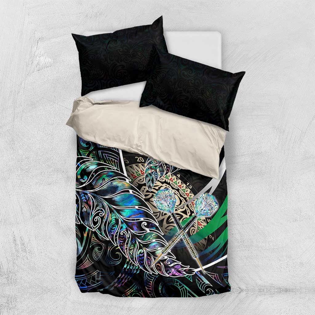 New Zealand Darts Bedding Set NZ Paua Shell Maori Fern