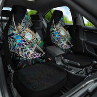 New Zealand Darts Car Seat Cover NZ Paua Shell Maori Fern