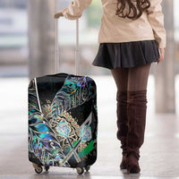 New Zealand Darts Luggage Cover NZ Paua Shell Maori Fern