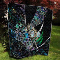 New Zealand Darts Quilt NZ Paua Shell Maori Fern