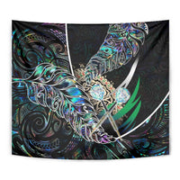 New Zealand Darts Tapestry NZ Paua Shell Maori Fern