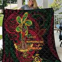 Vanuatu 45th Independence Anniversary Quilt Flower Melanesian Namele Turtle - Polynesian Pride