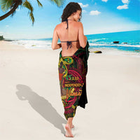 Vanuatu 45th Independence Anniversary Sarong Flower Melanesian Namele Turtle - Polynesian Pride