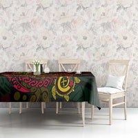 Vanuatu 45th Independence Anniversary Tablecloth Flower Melanesian Namele Turtle DT02 - Polynesian Pride