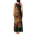 Custom Vanuatu 45th Independence Anniversary Tank Maxi Dress Flower Melanesian Namele Turtle - Polynesian Pride